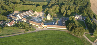 Vue aérienne des Ecuries